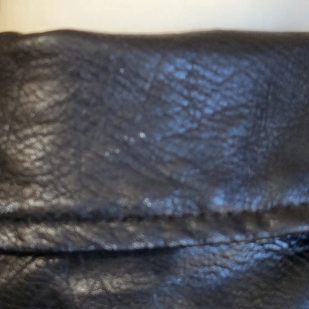 BLACK Faux Leather Moto Jacket Women's Size Small - Picture 15 of 16